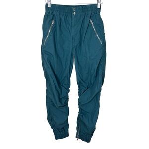 Isabel Marant Etoile Blue Cotton Nemes Elasticated Waist Jogger Pants Size US 2